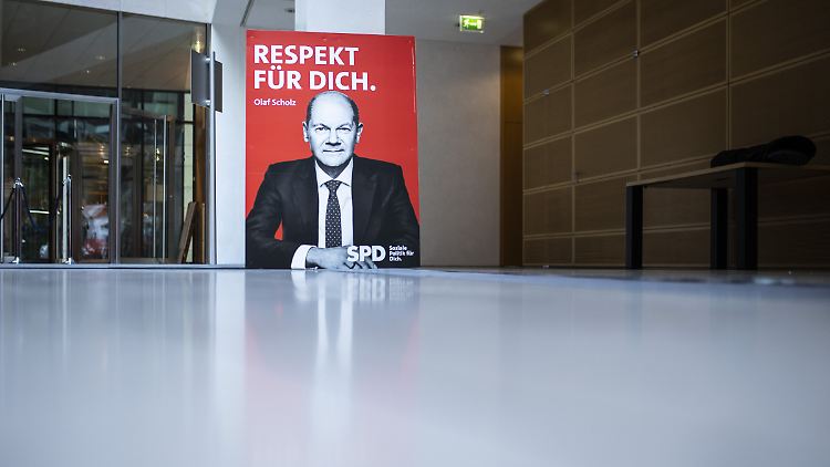 Die SPD liegt dem RTL/ntv-Trendbarometer zufolge derzeit vor der Union.