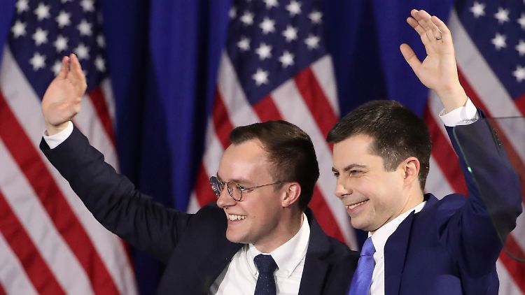 Bereits Mitte August teilten Pete Buttigieg (rechts) und sein Ehemann Chasten mit, dass sie Eltern werden würden.