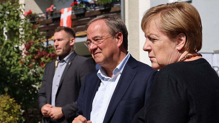 Merkel und Laschet in Hagen.