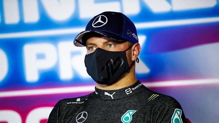 Valtteri Bottas machte seinem Teamkollegen noch einmal ordentlich Stress zum Ende eines anstrengenden Rennens.