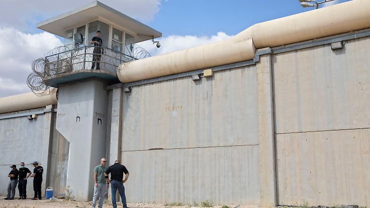 Gefängnis Gilboa im Norden Israels. 