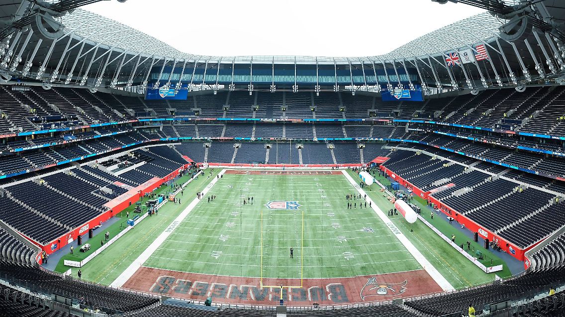 Das Tottenham Hotspur Stadium in London ist bereits seit 2019 Austragungsort der NFL International Series.
