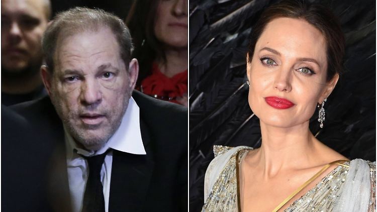 Zwischen ihnen herrscht schon lange dicke Luft: Harvey Weinstein und Angelina Jolie.