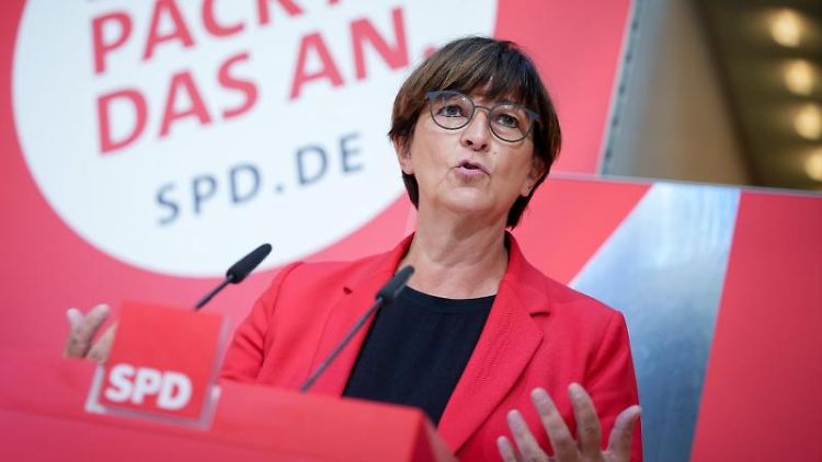 Esken führt die SPD gemeinsam mit Norbert Walter-Borjans.