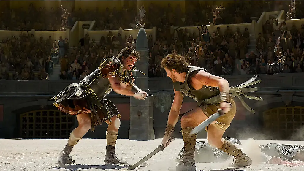 Pedro-Pascal-und-Paul-Mescal-schenken-sich-in-der-Arena-nichts