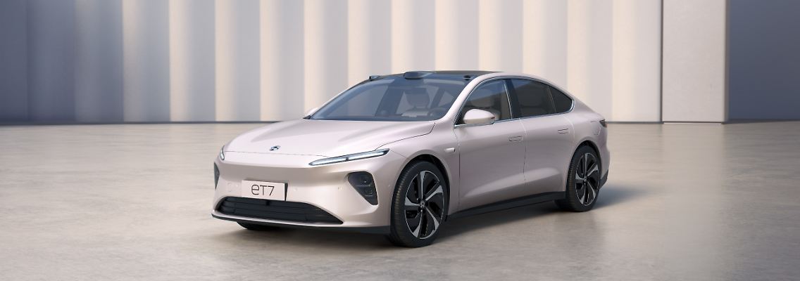 Mit einer Länge von 5,10 Meter ist der Nio ET7 nur sieben Zentimeter kürzer als eine Mercedes S-Klasse.