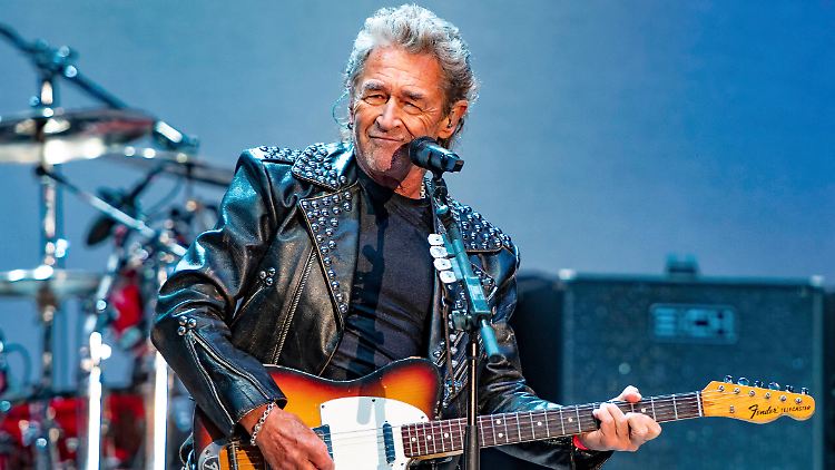 Gibt seine Lederjacken nicht freiwillig her: Peter Maffay.