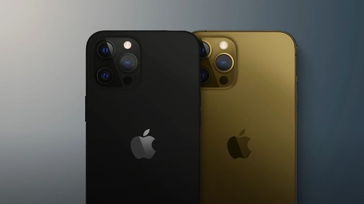 Ein mattes Schwarz und Bronze sollen neue Farben der Pro-Varianten des iPhone 13 sein.