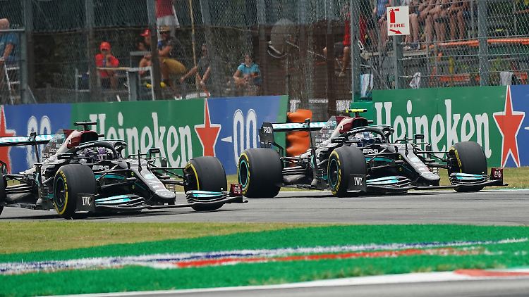 Valtteri Bottas und Lewis Hamilton gehen aus der ersten Reihe in den Kampf um wichtige Bonuspunkte für die WM-Wertung.