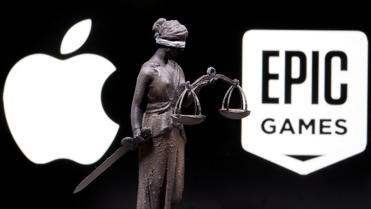 Zwei wirtschaftliche Giganten treffen sich vor Gericht: Apple und der Spieleentwickler Epic.