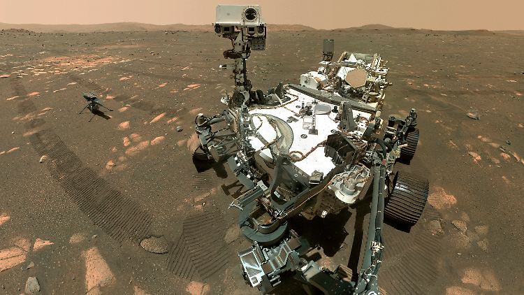 "Perseverance" war Ende Februar mit einem riskanten Manöver auf dem Mars gelandet.