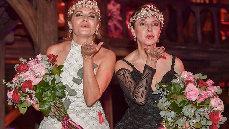 Das Sängerinnen-Duo Baccara María Mendiola (l.) und Mayte Mateos im Jahr 2017.