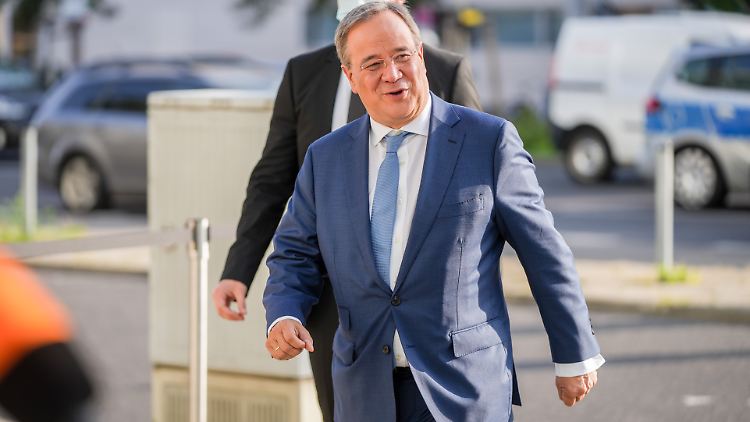 Der wegen historisch schlechter Umfragewerte unter Druck stehende Unionskanzlerkandidat Laschet will das Papier heute noch seiner Partei vorstellen.