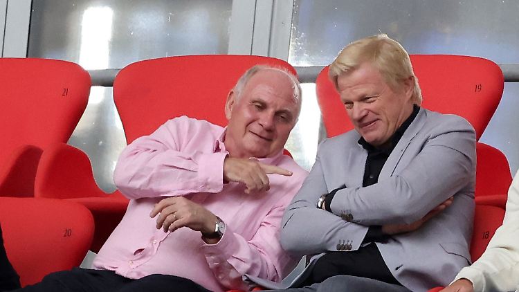 Bilder aus alten Tagen: Uli Hoeneß und Oliver Kahn 2021.