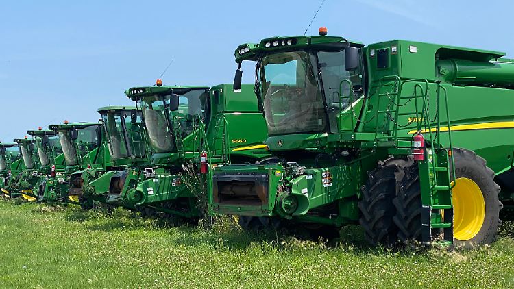 Der US-Landmaschinenhersteller John Deere will verstärkt auf Nachhaltigkeit setzen.