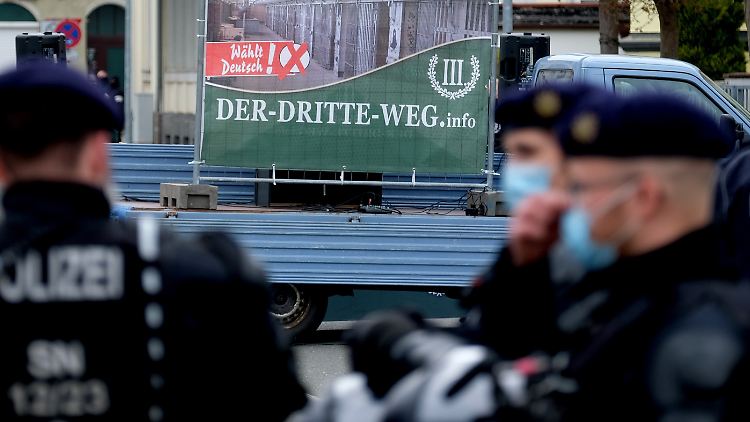 Der "III. Weg" ist eine rechtsextremistische Kleinstpartei.