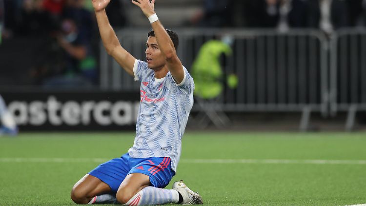 Ronaldo konnte bei seinem Comeback in der Königsklasse für Man United keinen Sieg einfahren.