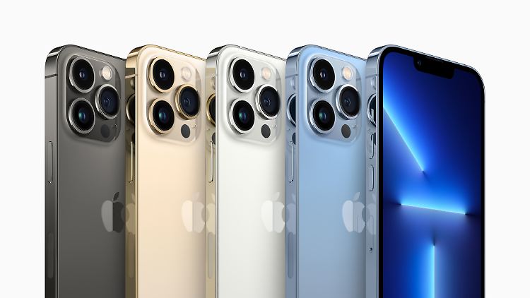 Die Farbvarianten des iPhone 13 Pro.