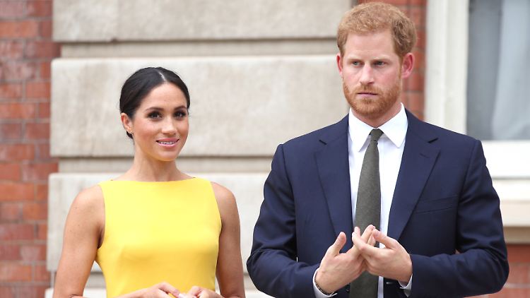 Haben sich ein Klimaziel gesetzt: Meghan und Harry.