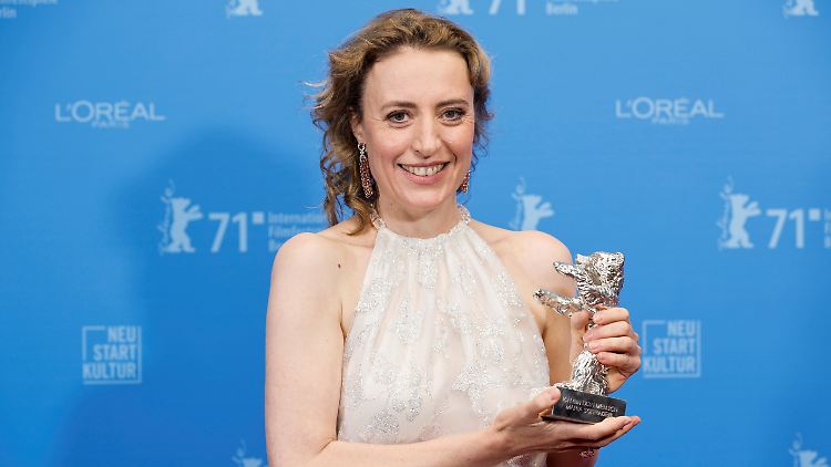 Bei der Berlinale gewann Maren Eggert den Silbernen Bären für ihre Leistung in "Ich bin dein Mensch".