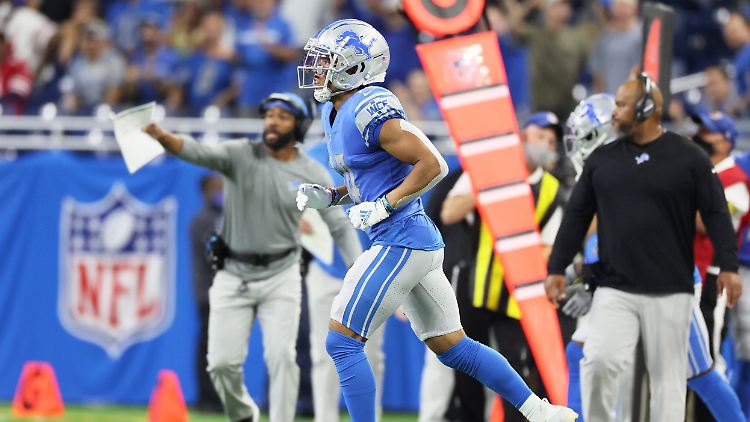 Amon-Ra St. Brown ist einer von nur zwei NFL-Spielern mit deutschem Pass.