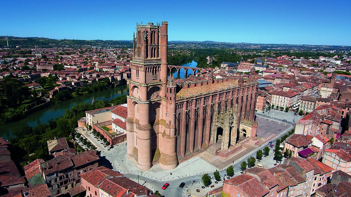 Monument der Macht: Die Kathedrale Sainte-Cécile kündet vom Sieg der Amtskirche über die Sekte der Katharer im 13. Jahrhundert.