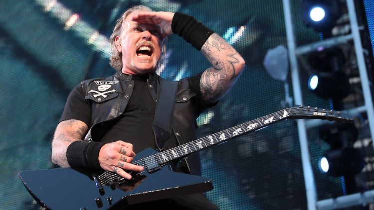 Schwere Jungs: Metallica-Frontmann James Hetfield 2019 in Moskau.
