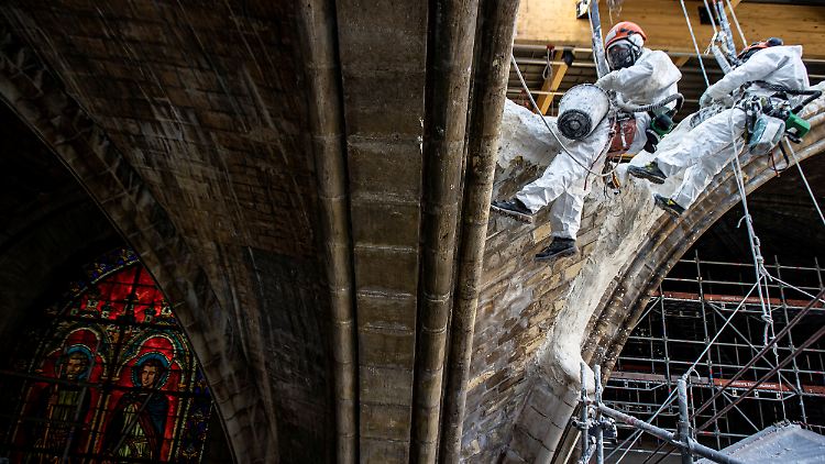 Die Corona-Krise hat den Zeitplan durcheinander gebracht. Doch bis 2024 soll Notre-Dame fertig sein.