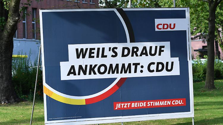 Die Union könnte fast 30 Direktmandate bei der Bundestagswahl verlieren.