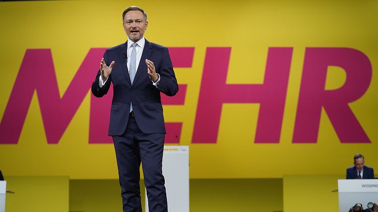 Christian Lindner findet, die Linke dürfe keine Macht bekommen.