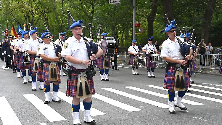 Was viele nicht wissen, halten die New Yorker in Ehren: der Dudelsack als Teil der deutschen Kultur.