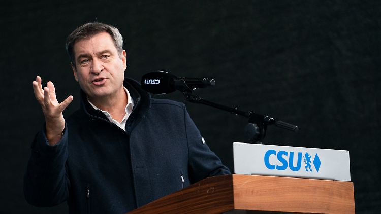 Bei der Wahl wird's knapp, weiß auch Markus Söder.