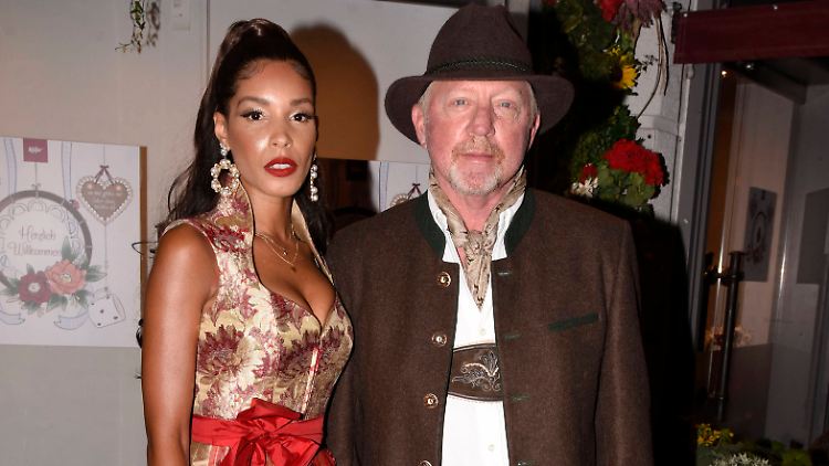 Boris Becker kam in jedem Fall gut behütet - mit Lilian de Carvalho Monteiro an seiner Seite. 