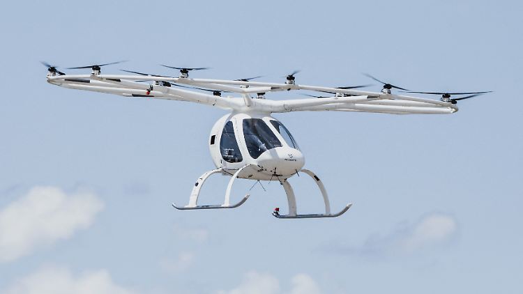 Der deutsche Flugtaxi-Hersteller Volocopter will rechtzeitig zu Olympia 2024 in Paris abheben