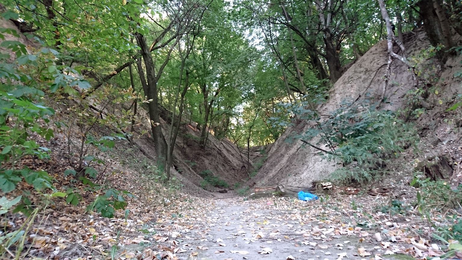 Die Schlucht Babyn Jar liegt im Norden der ukrainischen Hauptstadt Kiew. 