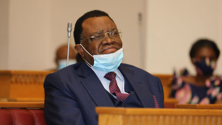 Namibias Präsident Geingob sieht die Anerkennung des Genozids und die offizielle Entschuldigung von deutscher Seite als Erfolg.