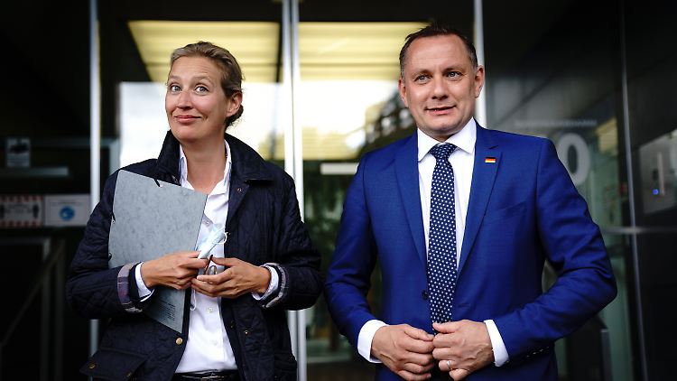 Spitzenkandidaten: Alice Weidel und Tino Chrupalla.