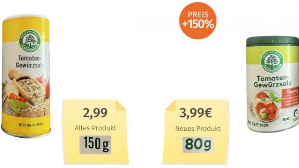 Mogelpackung-Tomatensalz