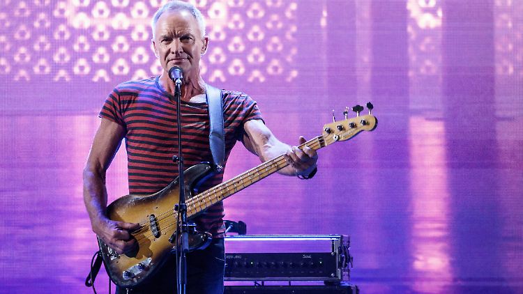 Gab sich in Hamburg die Ehre: Sting.