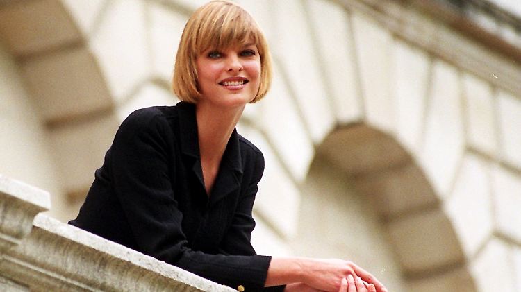 So sah sie auf dem Höhepunkt ihrer Karriere 1996 aus: Linda Evangelista.
