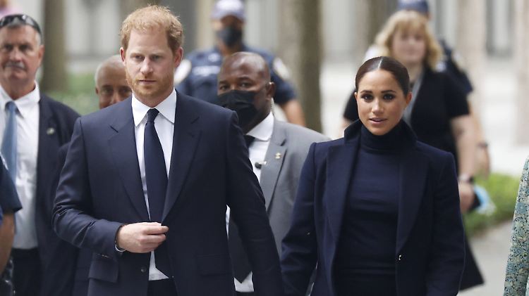 Zuletzt ein Bild mit Seltenheitswert: Prinz Harry und Herzogin Meghan gemeinsam unterwegs.