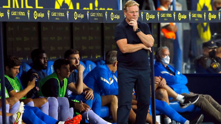 Steht unter Druck: Barcelonas Trainer Koeman.