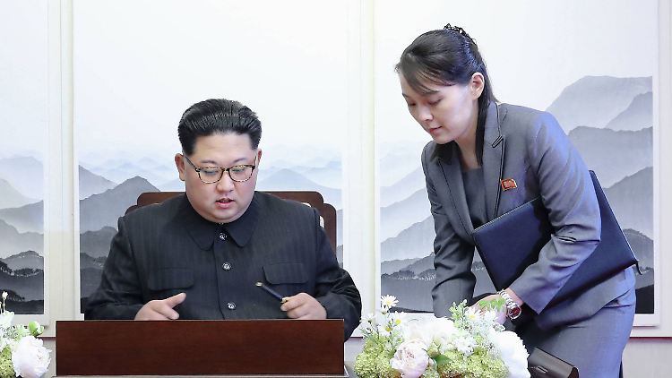 Die einflussreiche Schwester des Machthabers Kim Jong Un, Kim Yo Jong, stellt "konstruktive Diskussionen" in Aussicht.