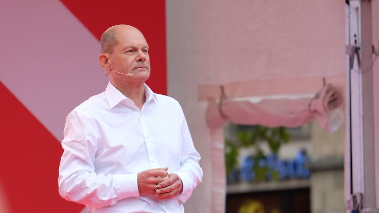 Olaf Scholz legte in Köln einen konzentrierten Auftritt hin.