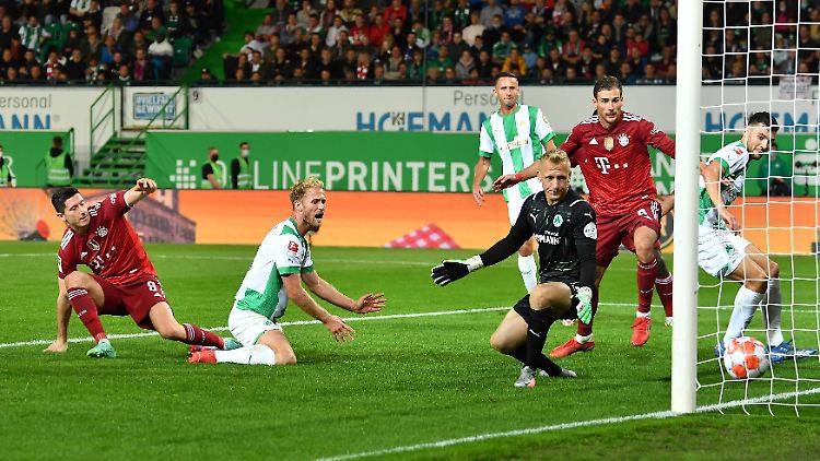 Tor - aber nicht, weil Lewandowski getroffen hat.