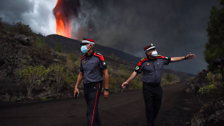 Der Cumbre Vieja war am vergangenen Sonntag erstmals seit 50 Jahren wieder ausgebrochen. 