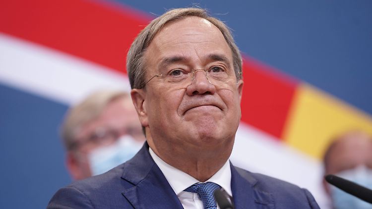 Laut Umfrage meinen 53 Prozent der Wähler, dass Armin Laschet der falsche Kanzlerkandidat war.