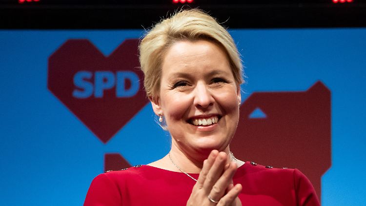 Giffey wird wohl die nächste Regierende Bürgermeisterin von Berlin.