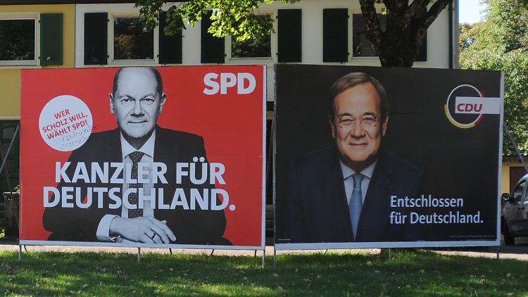 Ob der nächste Bundeskanzler Laschet oder Scholz heißt, ist am Tag nach der Wahl noch immer unklar.
