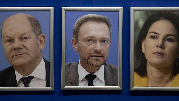 Könnten bald ein Team bilden: Olaf Scholz, Christian Lindner und Annalena Baerbock.